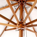PARASOL ECLIPSE, 300x300cm ou ø350 cm, protective cover