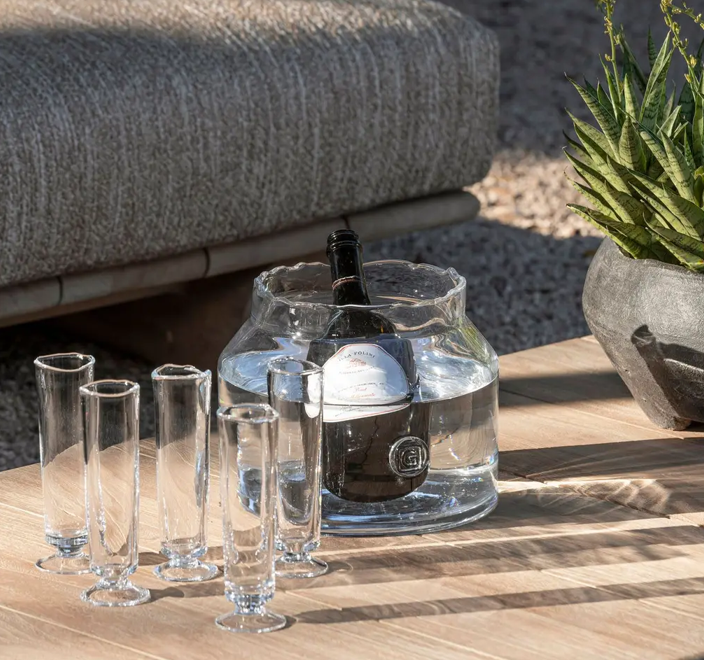 CHAMPAGNE GLASS, Clear Glass - Ø5xH18 cm