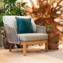 MOOD LOUNGE CHAIR Teak & Tricord