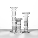 CANDLE HOLDER JEFF Large - Vase Clear Glass