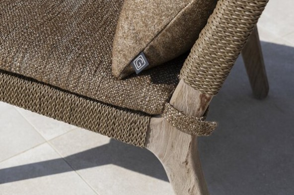 FIONA EASY CHAIR Cushion, Textout 02 beige