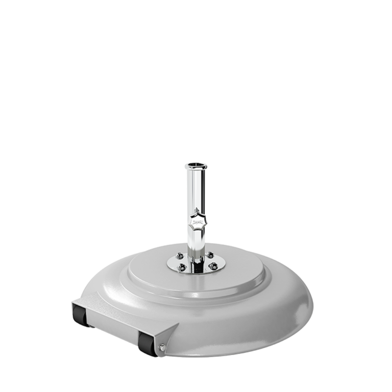 PARASOL OCEAN MASTER M1, Base, Round with wheels, powder coat or polished titanium, 68kg
