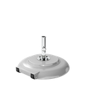 PARASOL OCEAN MASTER M1, Base, Round with wheels, powder coat or polished titanium, 68kg