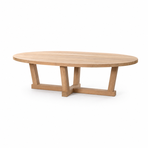 [48479] SHUKI OVAL TABLE, 290x97xH75cm, Outdoor