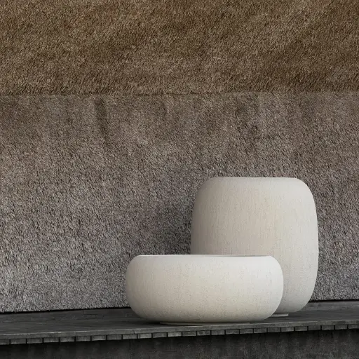 [51833] MELIDES Pot Clay, Ø84 h65 cm